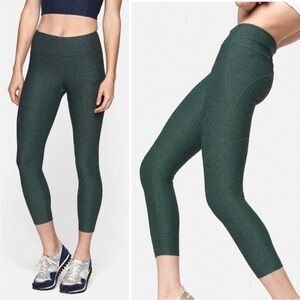 Outdoor Voices • Tech Sweat Flex 7/8 Leggings Evergreen